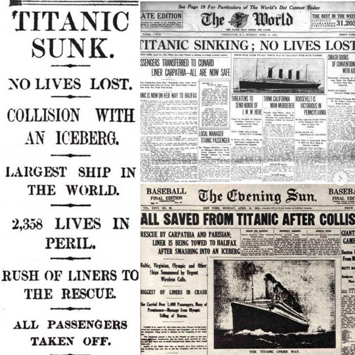 TITANIC SUNK: NO LIVES LOST” – The Original Fake News & The Morgue Ship  Tasked with Recovering Bodies • Dr. Lindsey Fitzharris